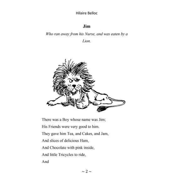 Cautionary Verses