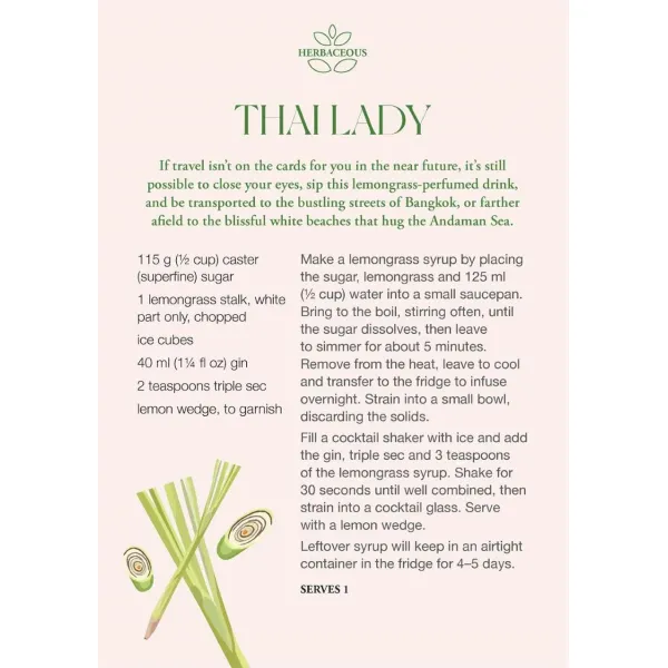The Botanical Cocktail Deck of Cards