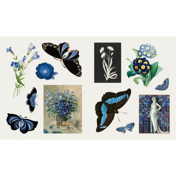 The Sticker Treasury of Blooms and Butterflies