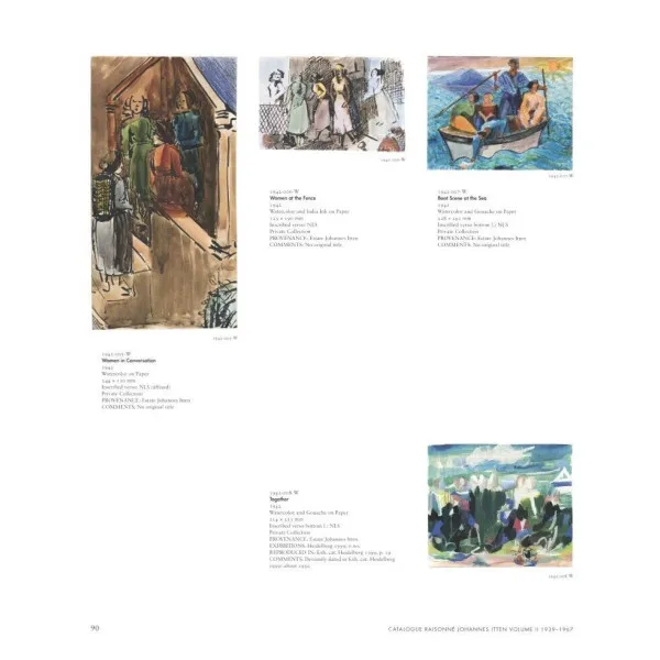 Johannes Itten Vol. II : Catalogue Raisonne Vol.II. Paintings, Watercolors, Drawings. 1939-1967