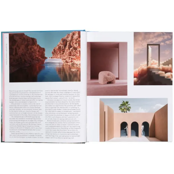 Dreamscapes and Artificial Architecture.  Imagined Interior Design in Digital Art