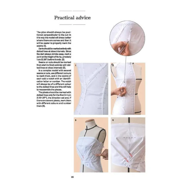 Fashion Draping Techniques Vol.1. A Step-by-Step Basic Course. Dresses, Collars, Drapes, Knots, Basic and Raglan Sleeves