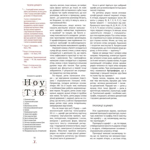 Aesthetics of Ukrainian handwritten font