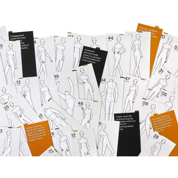 Poses for Fashion Illustration (Card Box)