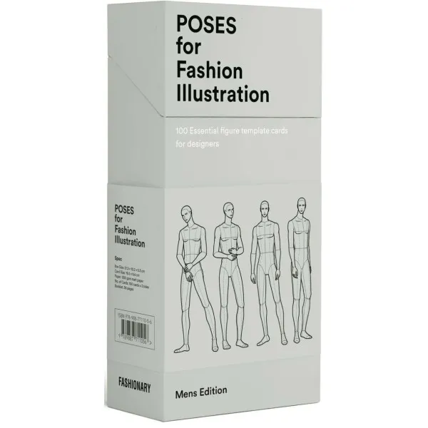 Poses for Fashion Illustration - Mens (Card Box)